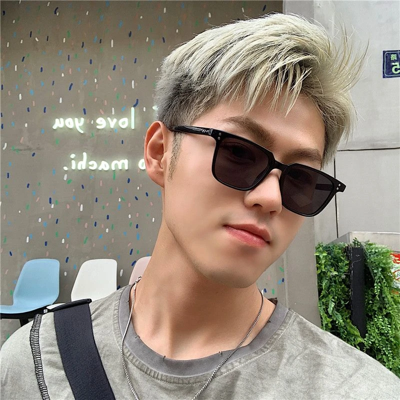 网红小方框墨镜男潮个性复古韩版2023新款太阳眼镜女时尚防紫外线