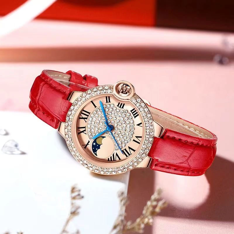 DH经典优雅满天星圆形时尚手表-1919