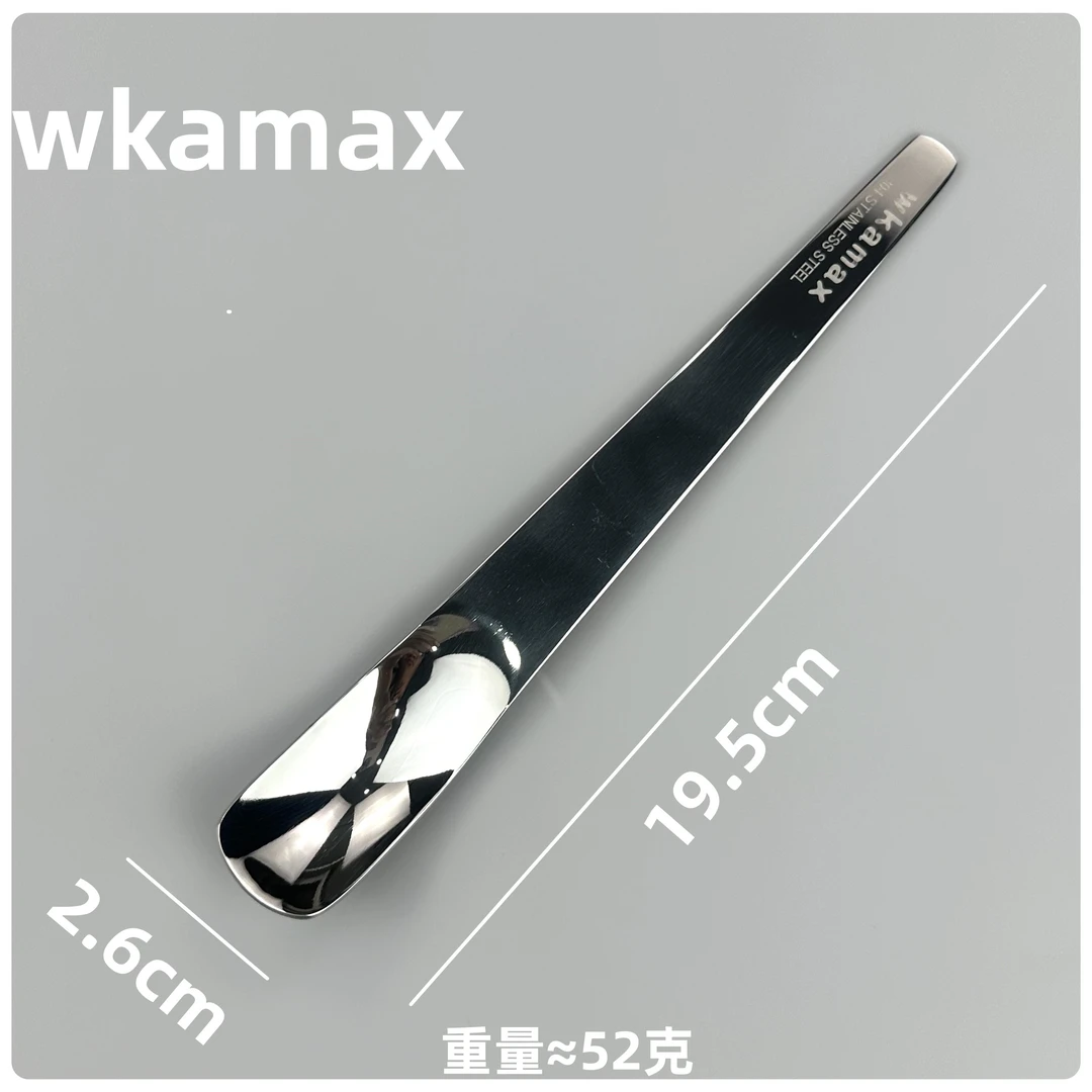 (网红勺）304不锈钢甜品勺子加厚雪糕网红包饺子勺高档两用