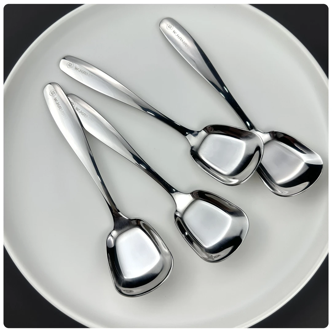 （拍2发3）304干饭勺平底勺吃饭勺子长柄爆款加厚可爱钢勺