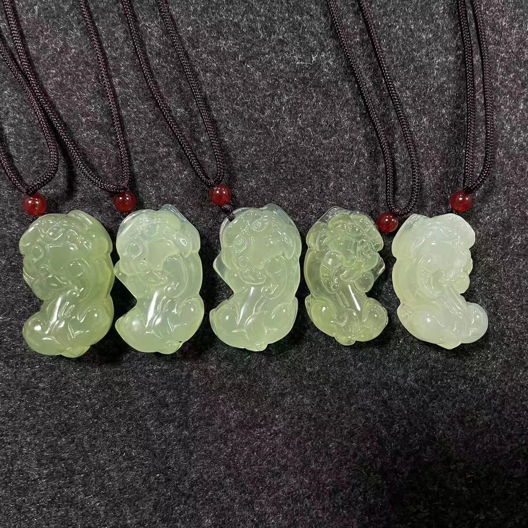 【李金矿业】蛇纹石玉未镶嵌多样性随机发一个貔貅
