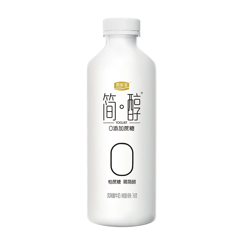君乐宝简醇0添加蔗糖风味酸牛奶 760g