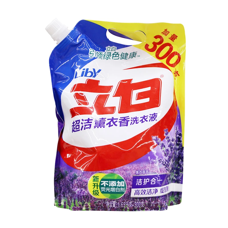立白超洁熏香洗衣液袋装 1.65kg+300g