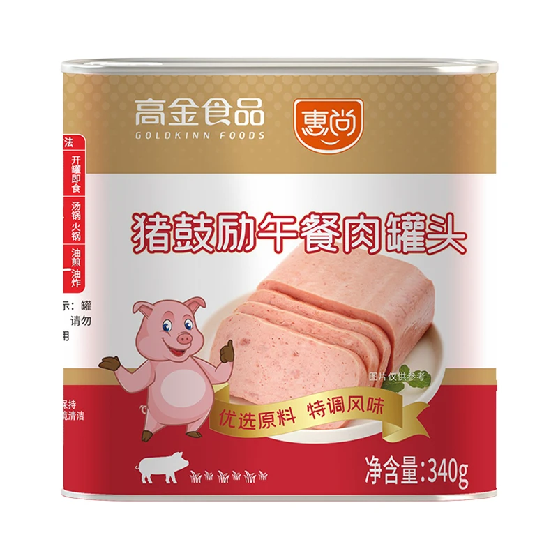 高金食品猪鼓励午餐肉 340g