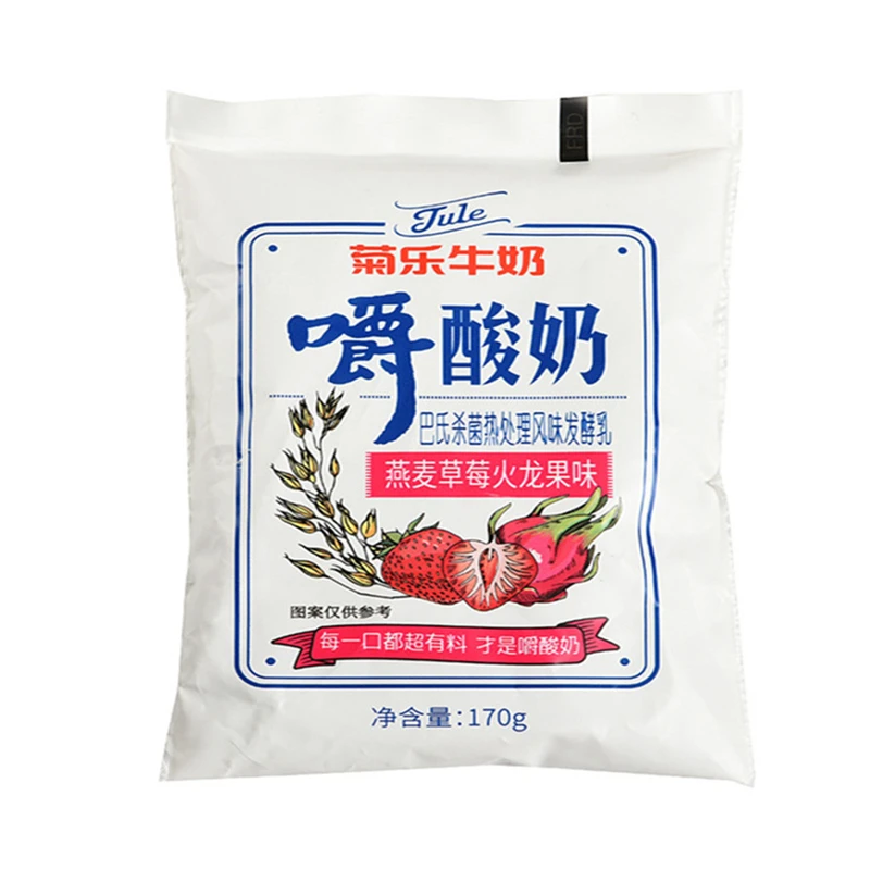 菊乐嚼酸奶（燕麦草莓火龙果味）