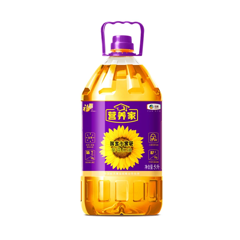 福临门营养家黄金小黑葵葵花仁油5L