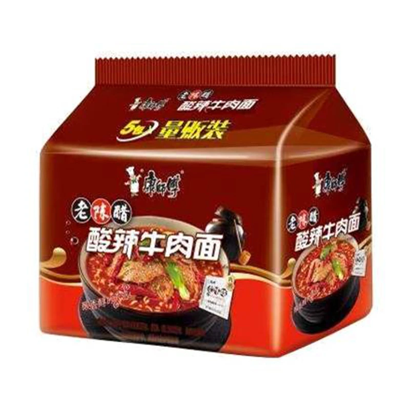 康师傅老陈醋酸辣牛肉五连包