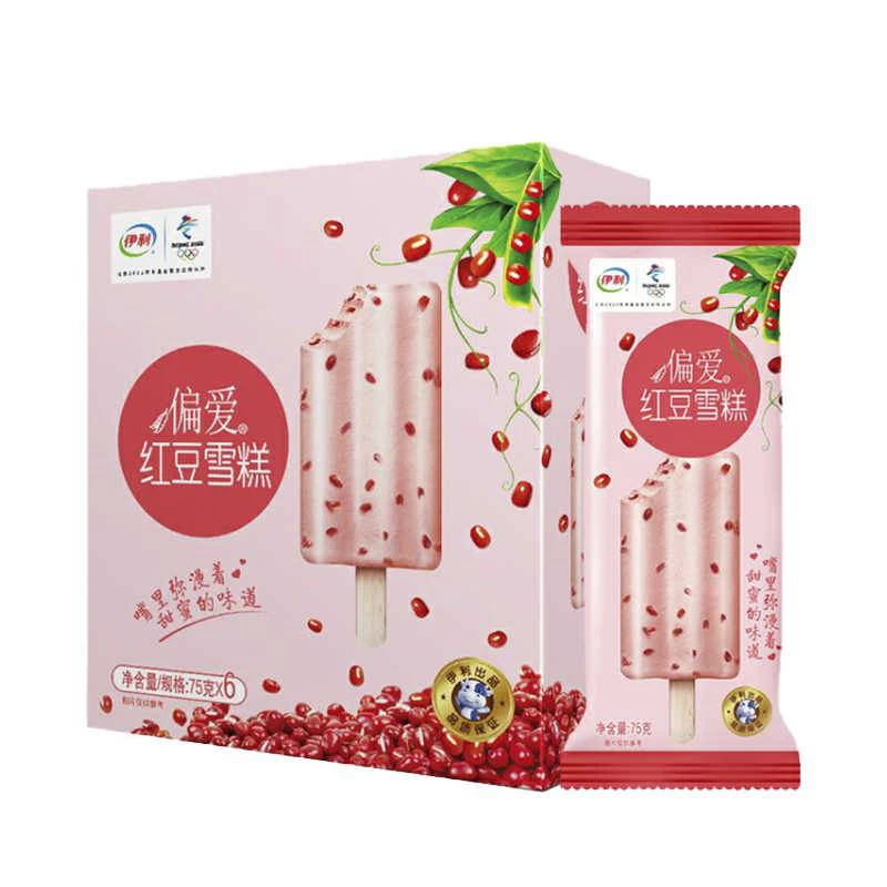 伊利偏爱红豆雪糕75g*6