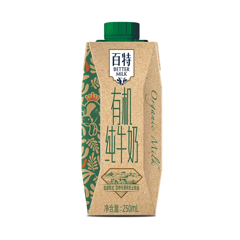 天友百特4.0蛋白有机纯牛奶250ml