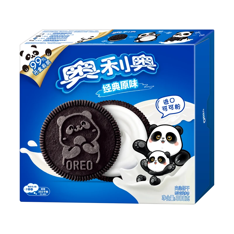 奥利奥经典原味夹心饼干 388g 新老包装随机