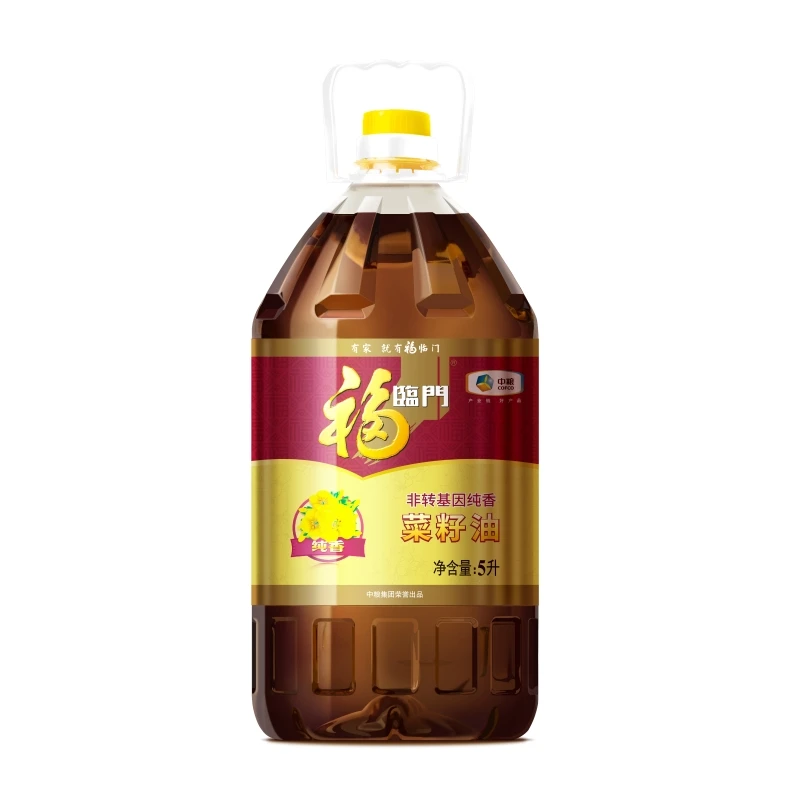 福临门非转基因纯香菜籽油 5L 新老包装随机