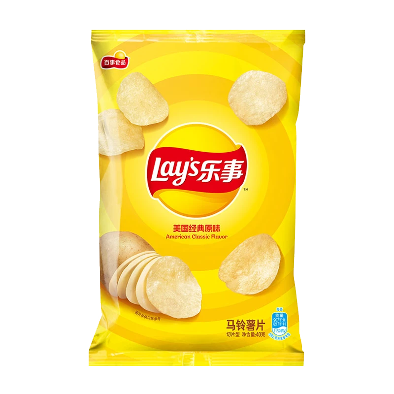 乐事薯片 美国经典原味 40g