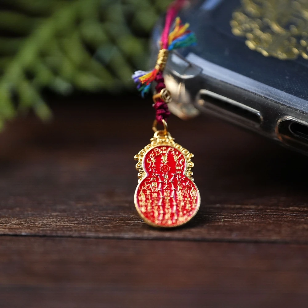 925银银制品 大岁葫芦牌手机挂件精致坠链G008 多样性发一