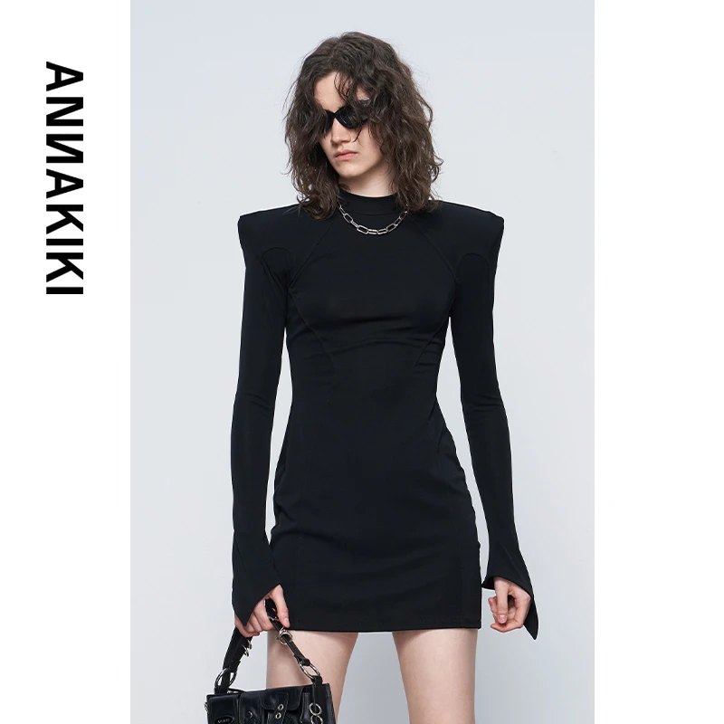 【COCO精选】ANNAKIKI 醋酸收腰连衣裙 3D3A0828H720