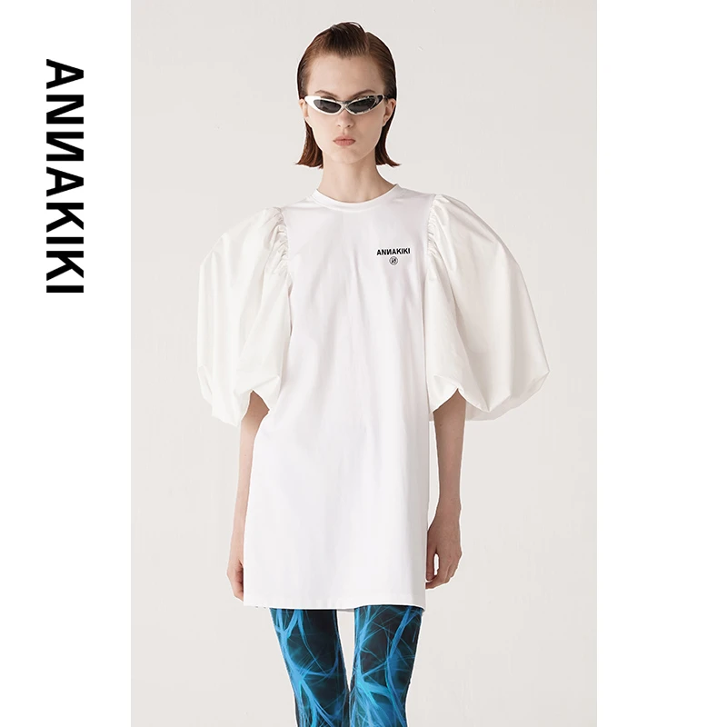 ANNAKIKI 泡泡袖连衣裙 3A20828789A