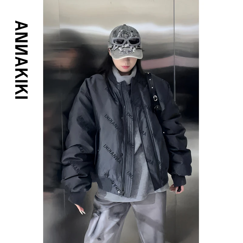 【AUNISEX专属】ANNAKIKI  宽松廓形棒羽绒服 3D4B1337H400