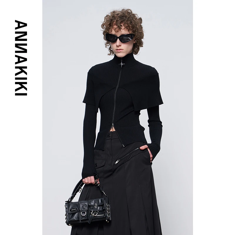 【AUNISEX专属】ANNAKIKI 四芒星针织开衫 3D4B0721H640