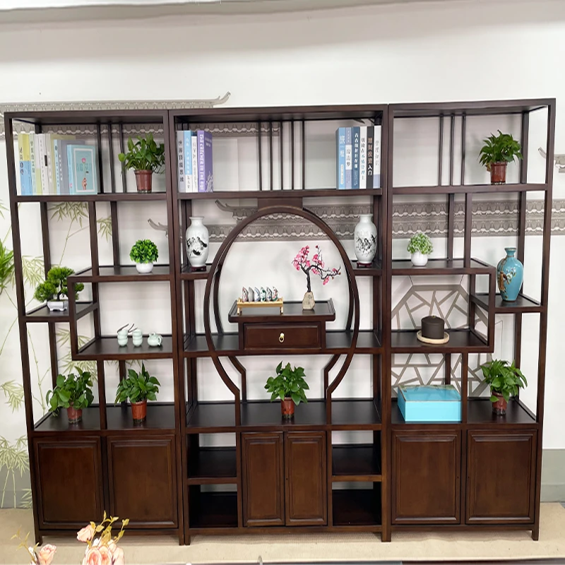 吉祥如意新中式博古架组合