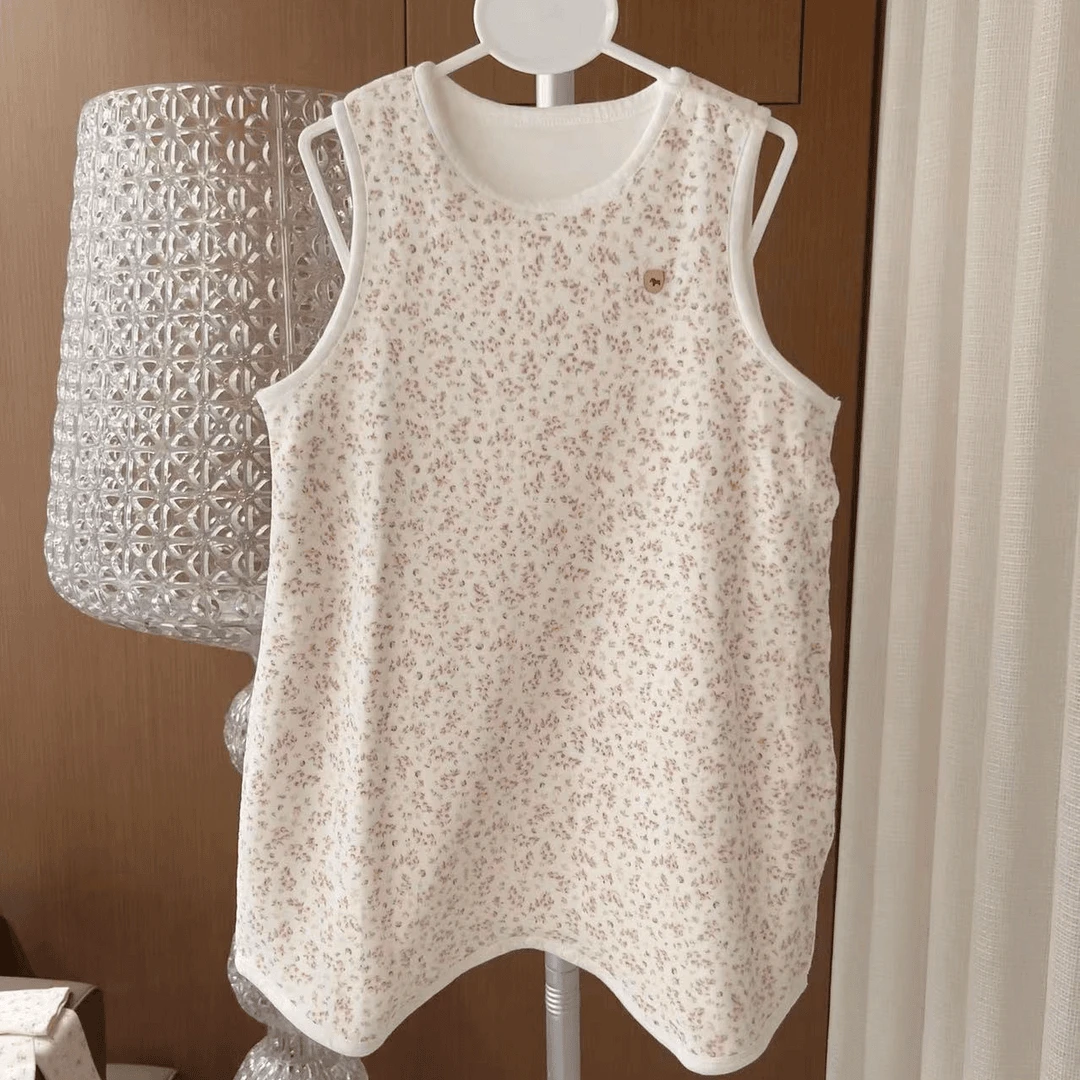 小马 碎花 动物两色无袖睡袋