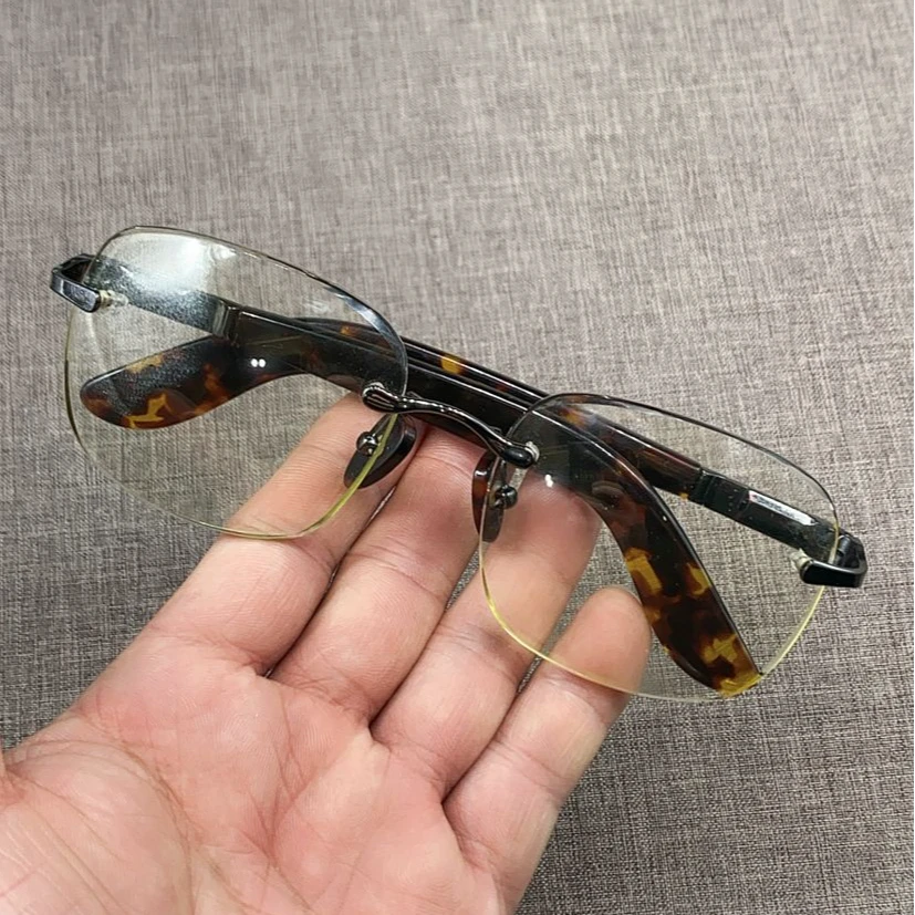 800弯高档绿光方圆款竹叶青正品天然水晶石头眼镜开车太阳镜墨镜