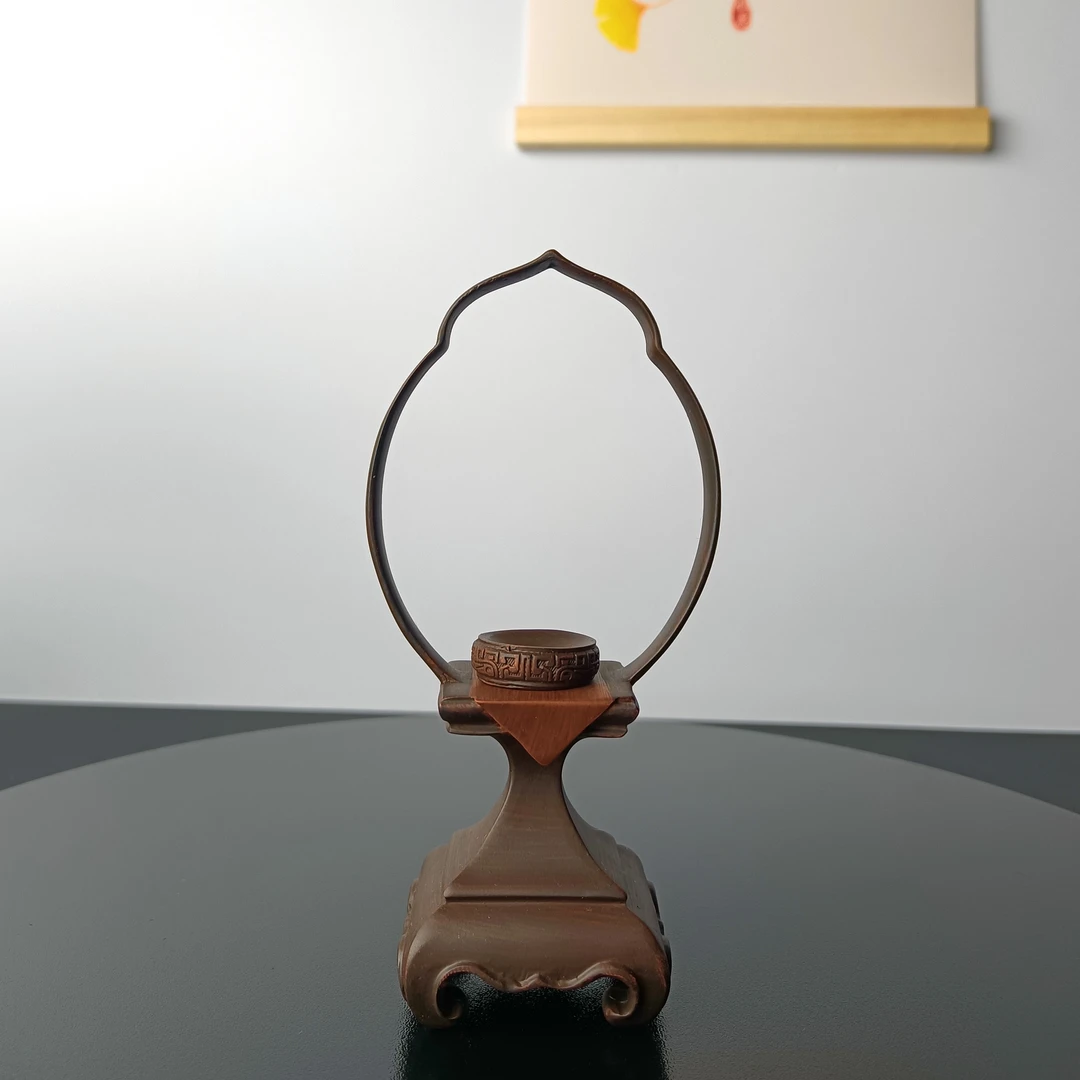 宝阁架通用型奇石底座半手工中式玄关复古创意简约