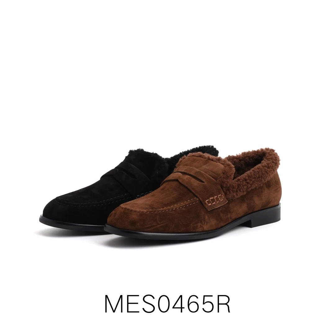 高端优雅时尚厚底乐福鞋潮搭舒适女鞋-MES0465R