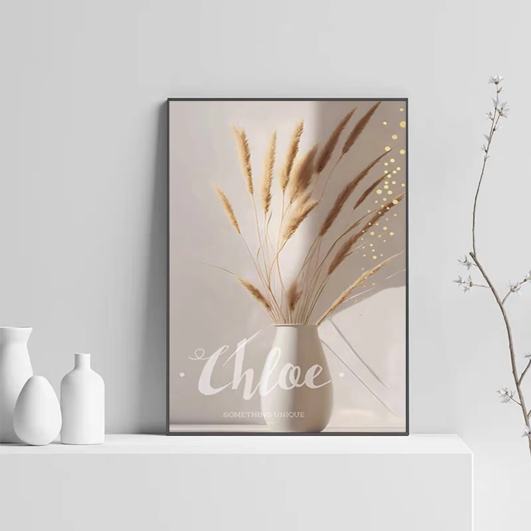 【装饰画】现代简约清新摆台挂画花朵绿植格调餐厅装饰画可挂墙