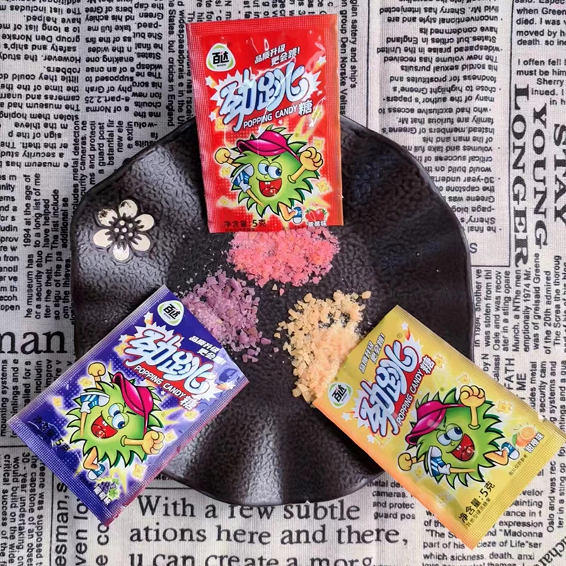 百达跳跳糖劲跳糖爆炸糖怀旧食品圣诞节幼儿园小朋友分享糖果零食