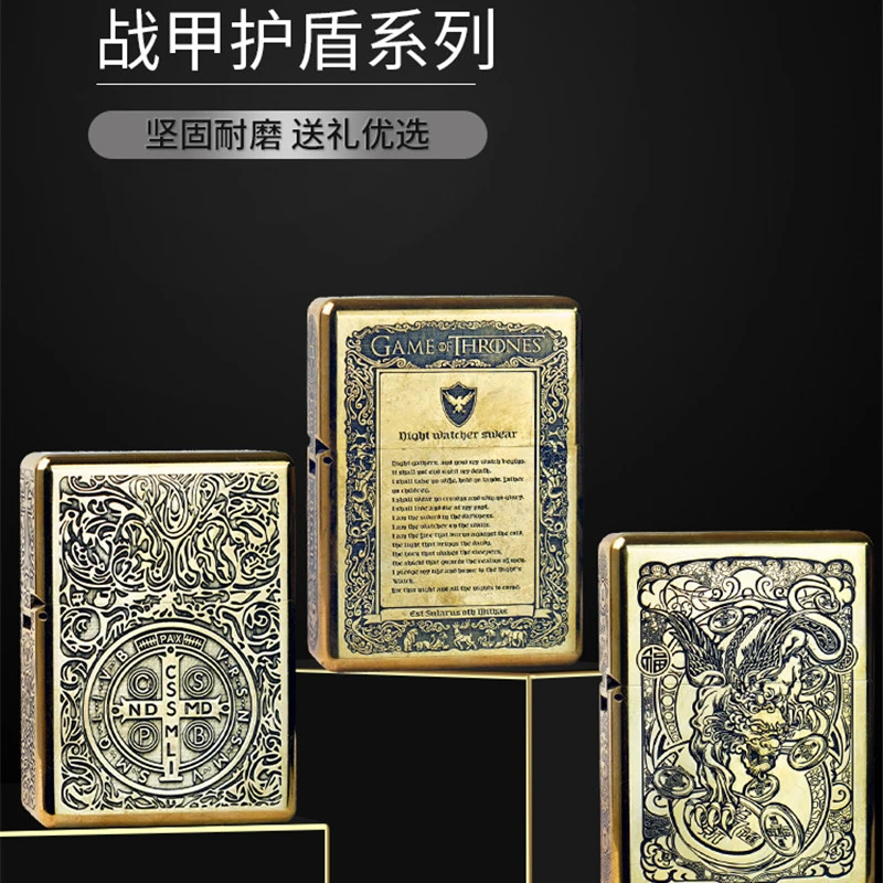 佐罗ZORRO战甲护盾912冰与火重甲防风煤油打火机盔甲节日礼物