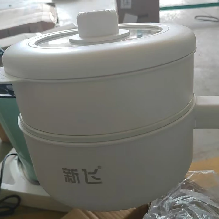 未使用 Frestec/新飞 新飞带蒸笼电煮锅2L