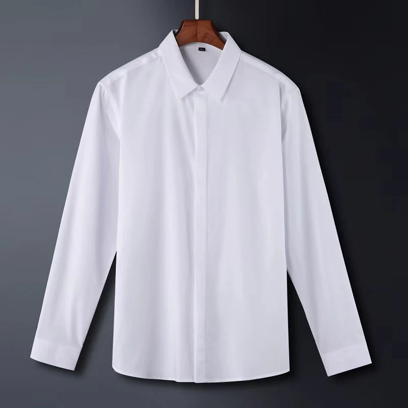 0-2男士春秋商务休闲衬衣