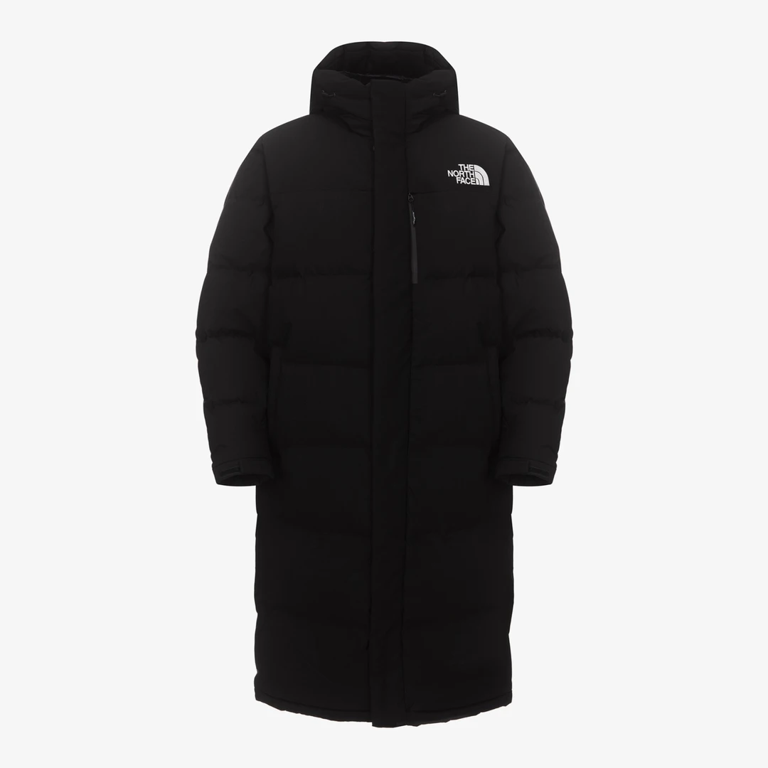 【拉面样品清仓】THE NORTH FACE/北面连帽羽绒服男女长款NC1DQ50J