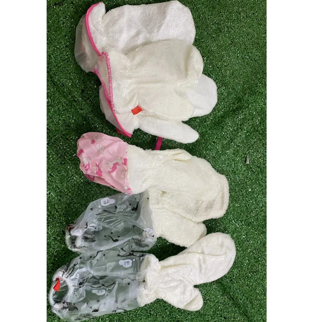 【H841 】 8只洗碗手套（四长四短） 颜色随机