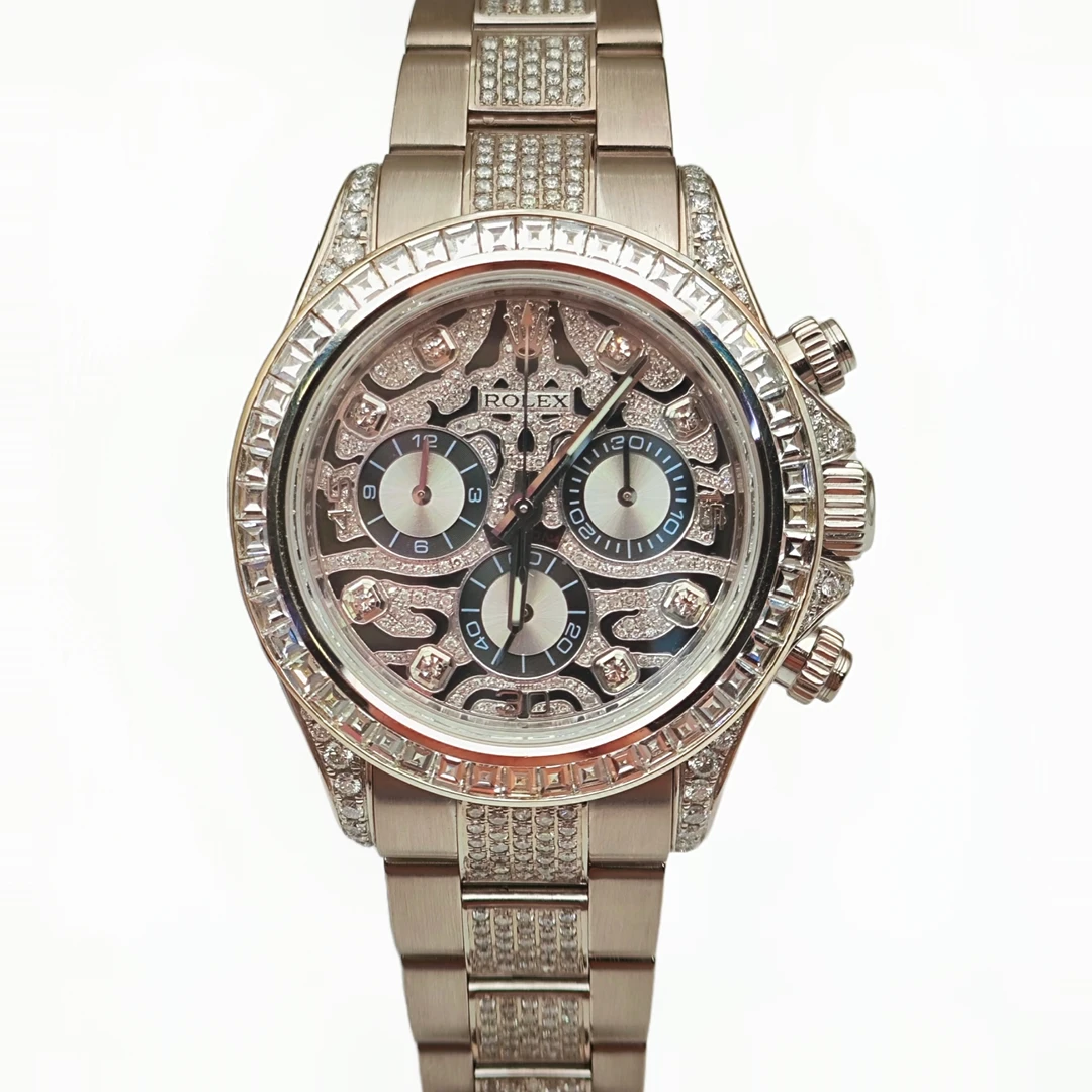 99新 Rolex/劳力士 迪通拿/116509/18K白金/后钻/40mm/自动机械表