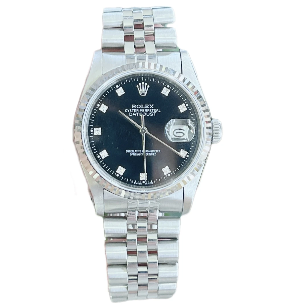 99新 Rolex/劳力士 日志型/16234/36mm/自动机械/男表