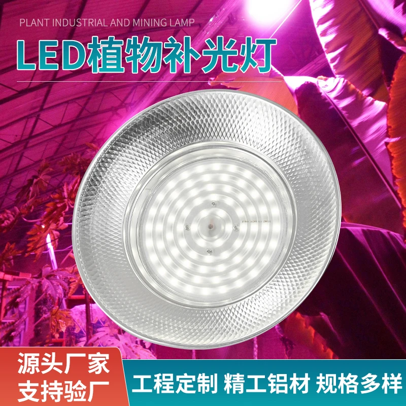 植物灯补光生长灯家用育苗大棚温室 全光谱工矿灯多肉补光上色灯