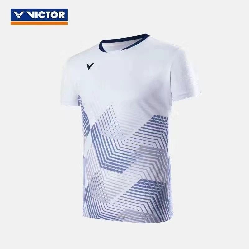 VICTOR/威克多胜利短袖速干透气球服专业运动训练针织短袖T-40012