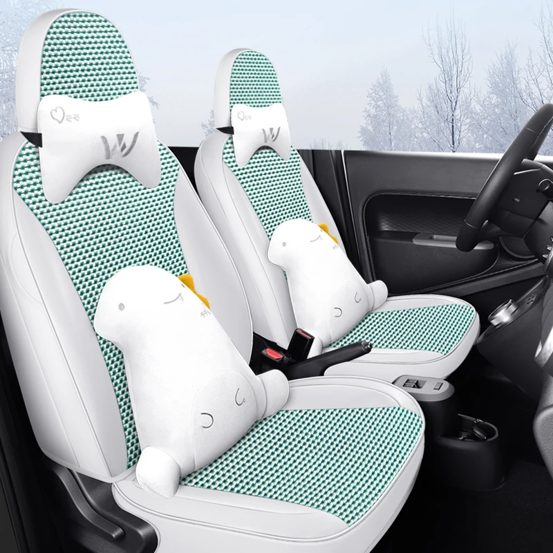 长城欧拉好猫黑猫白猫汽车专车专用汽车坐垫专门定制冰丝汽车座套