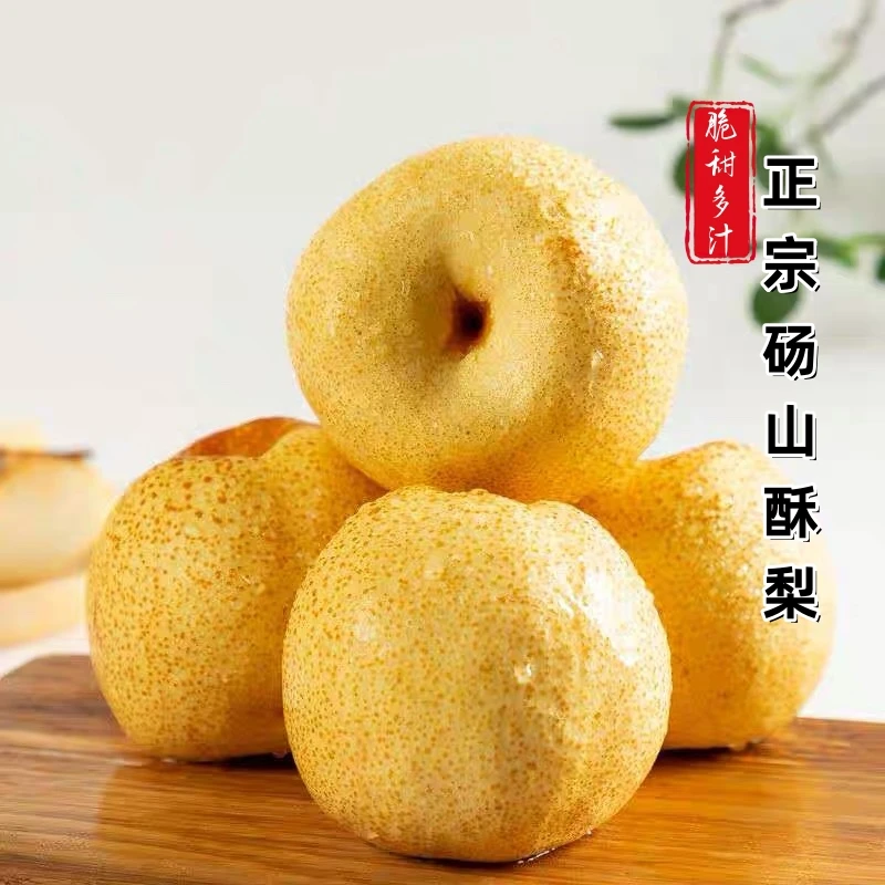 正宗安徽砀山酥梨带箱10斤现摘现发酥脆多汁