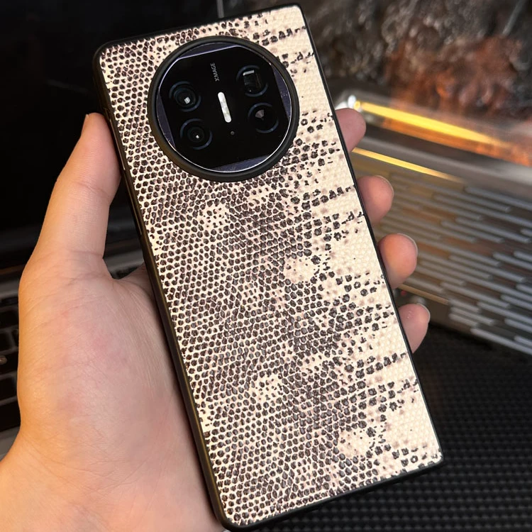 爱美洛华为matex5手机壳高档真皮喜马拉雅纹X3保护套壳膜一体外壳