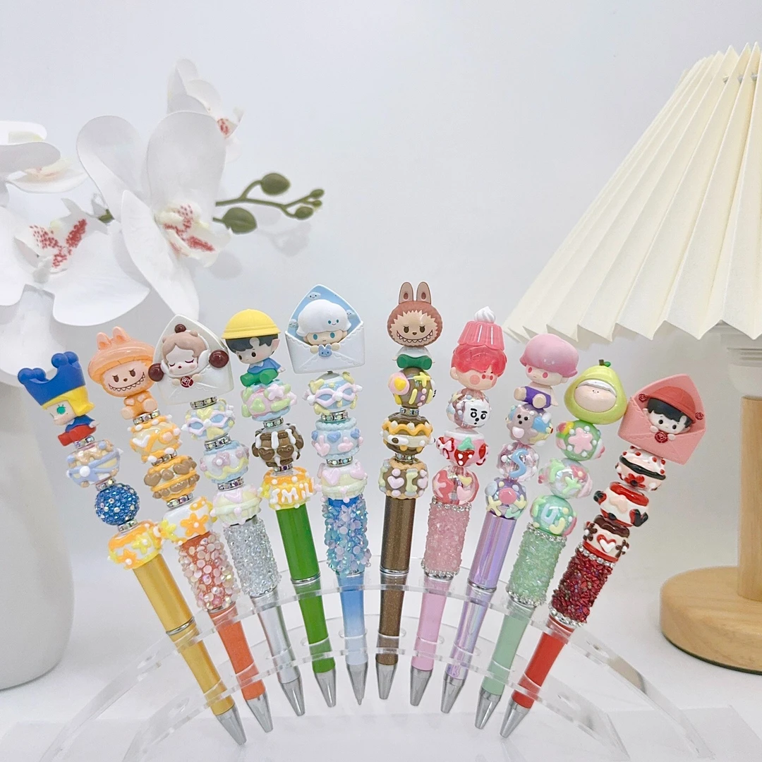 萌粒笔 手工DIY中性笔正版萌粒创意礼品