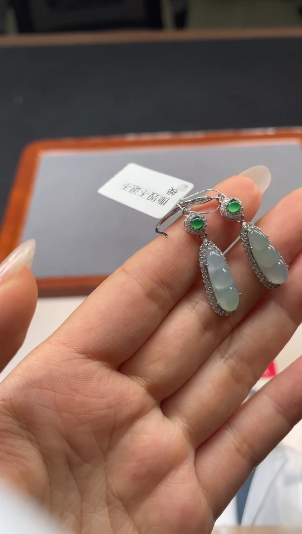 【闪购商品】定制翡翠银S925镶嵌08-28HDJT0062728