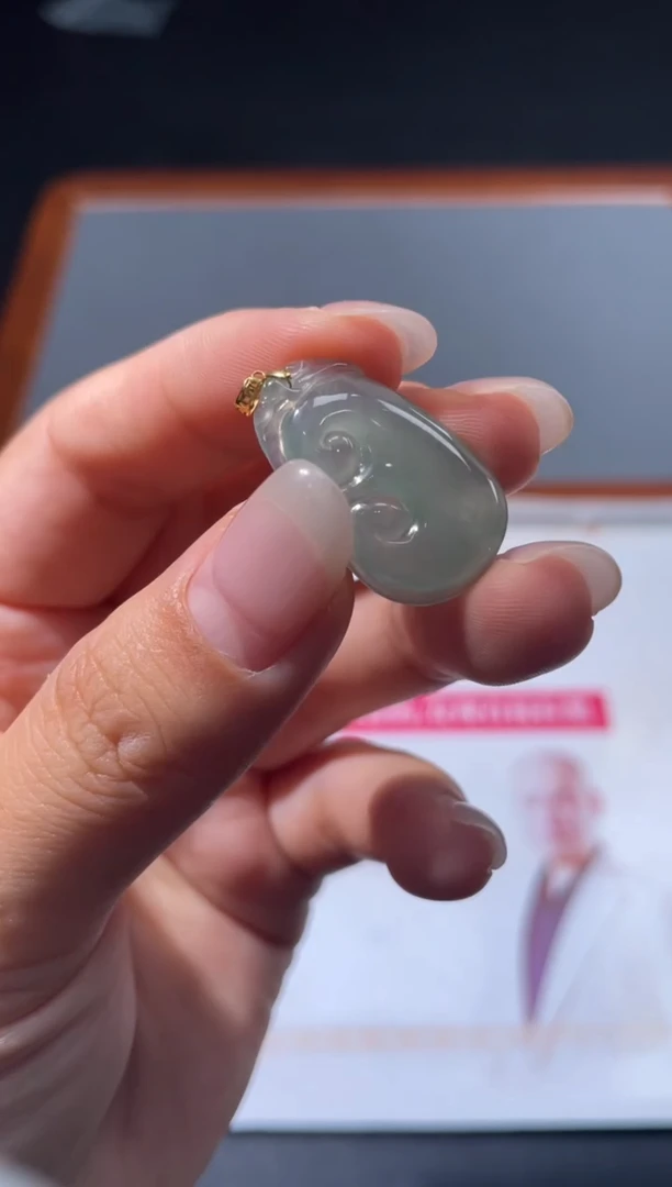 【闪购商品】定制翡翠18K金镶嵌08-17HDJT0058126