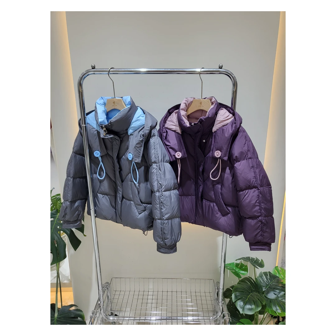 ⭐多彩泡芙⭐（帽可摘）冬款外套（卡码拍小）(43岁以下拍)