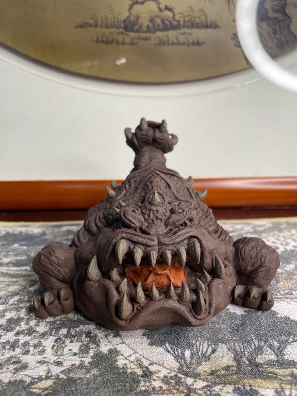 刘祖铭老师手工升级版“禄禄通吞八方之财”金蟾