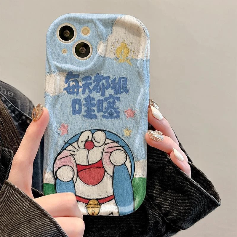 叮当猫适用iPhone15promax/14手机壳13女12华为/vivo/小米/oppo