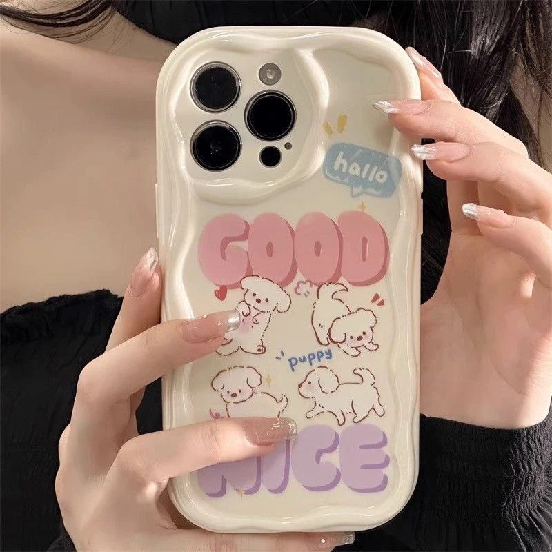 玩耍小狗适用iPhone15promax/14手机壳13女12华为/vivo/小米/oppo