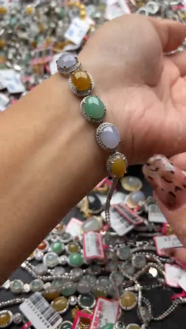 【闪购商品】翡翠戒指银S925镶嵌44444----0