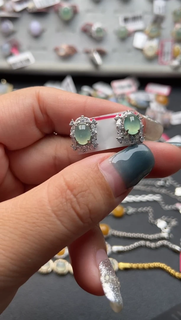 【闪购商品】翡翠戒指银S925镶嵌1111111-6