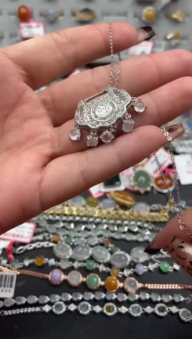 【闪购商品】翡翠戒指银S925镶嵌22222---2